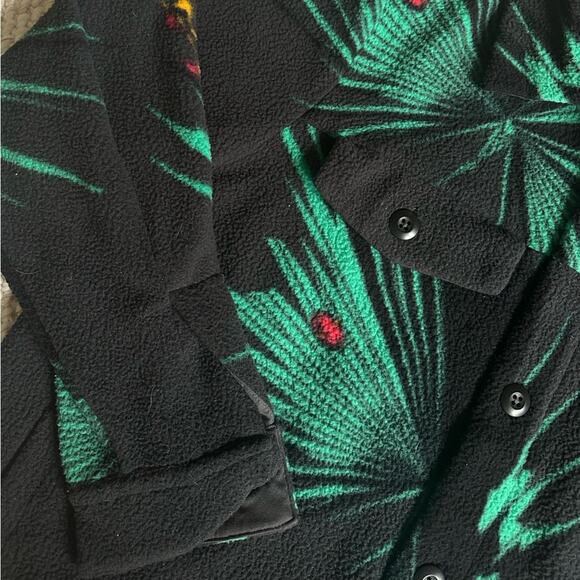 Nike Men's Lebron James Tropical Sherpa Button up Jacket Size XXL - Picture 10 of 15